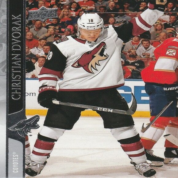 Christian Dvorak NHL Hockey Card Collection - 2 Arizona Coyotes NHL Hockey Cards - Picture 3 of 3